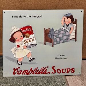 1993 Campbell’s Soup Sign #14 Nurse Chicken Soup